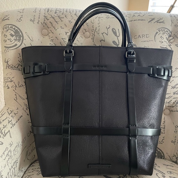 Bcbg MaxAzria leather structured shopper bag tote - Picture 3 of 13